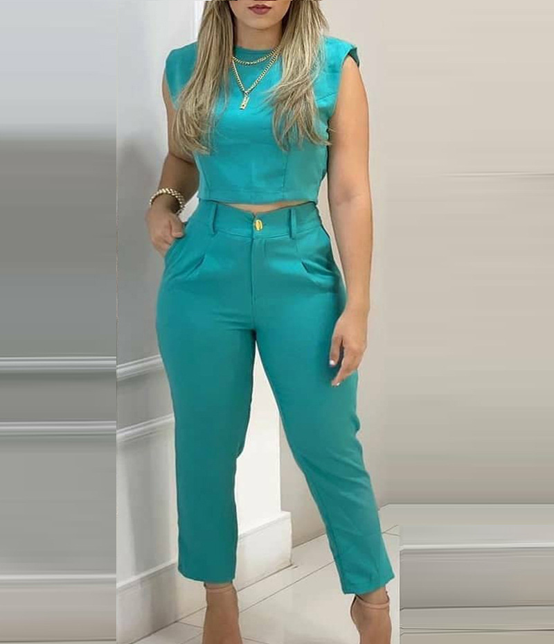 Conjunto Feminino Calça e Blusa Social - Roberta