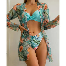 Conjunto Biquíni Feminino Saia de Praia com Bojo Maryeli